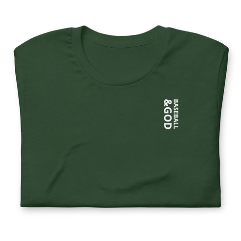 Baseball &God Vertical T-Shirt